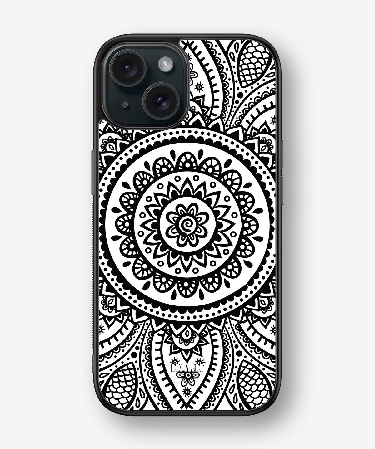 iPhone 15 Hard Case – Henna Mandala - View 1