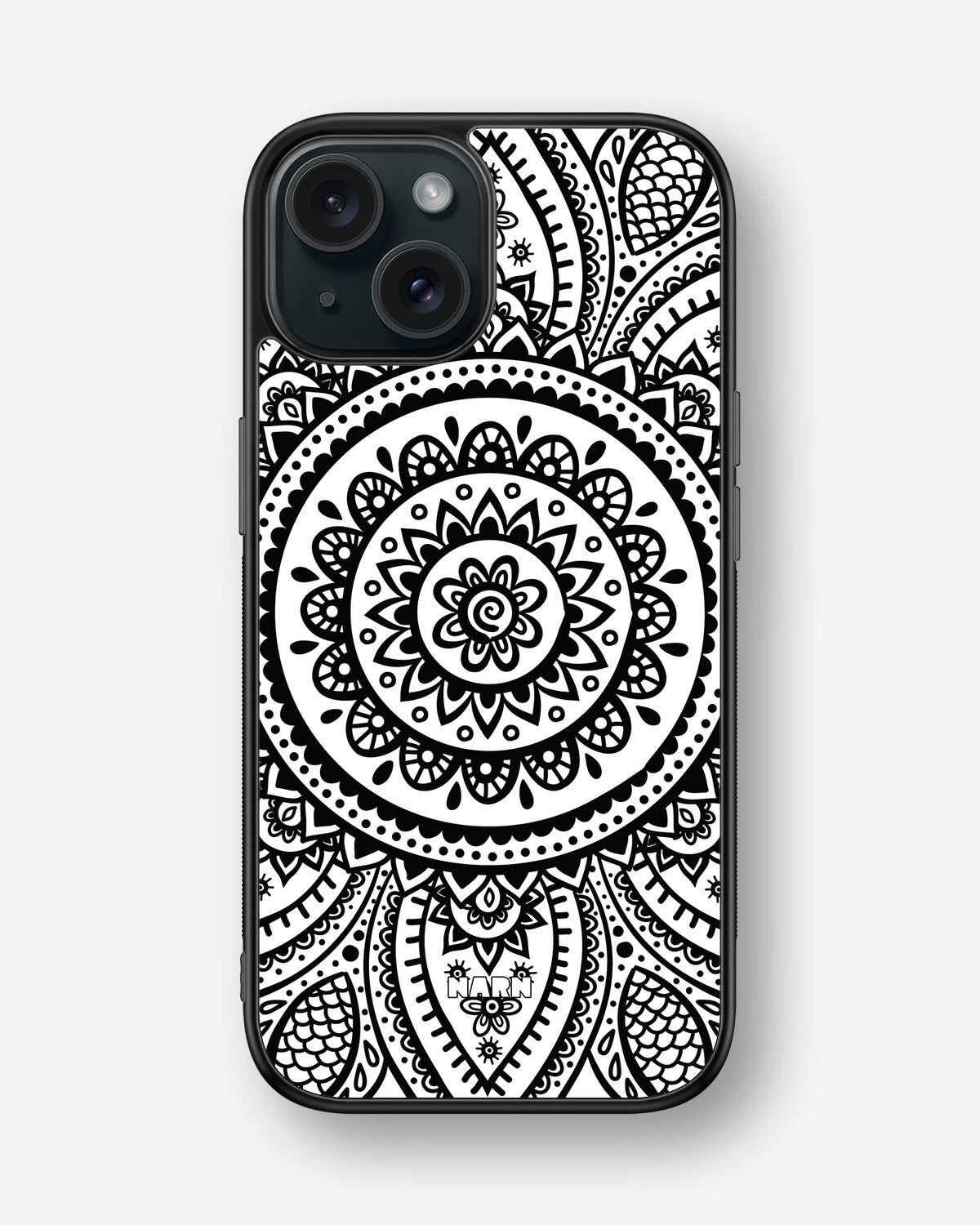 iPhone 15 Hard Case – Henna Mandala - View 1