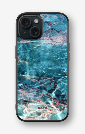 iPhone 15 Hard Case – Icy Marble - View 1