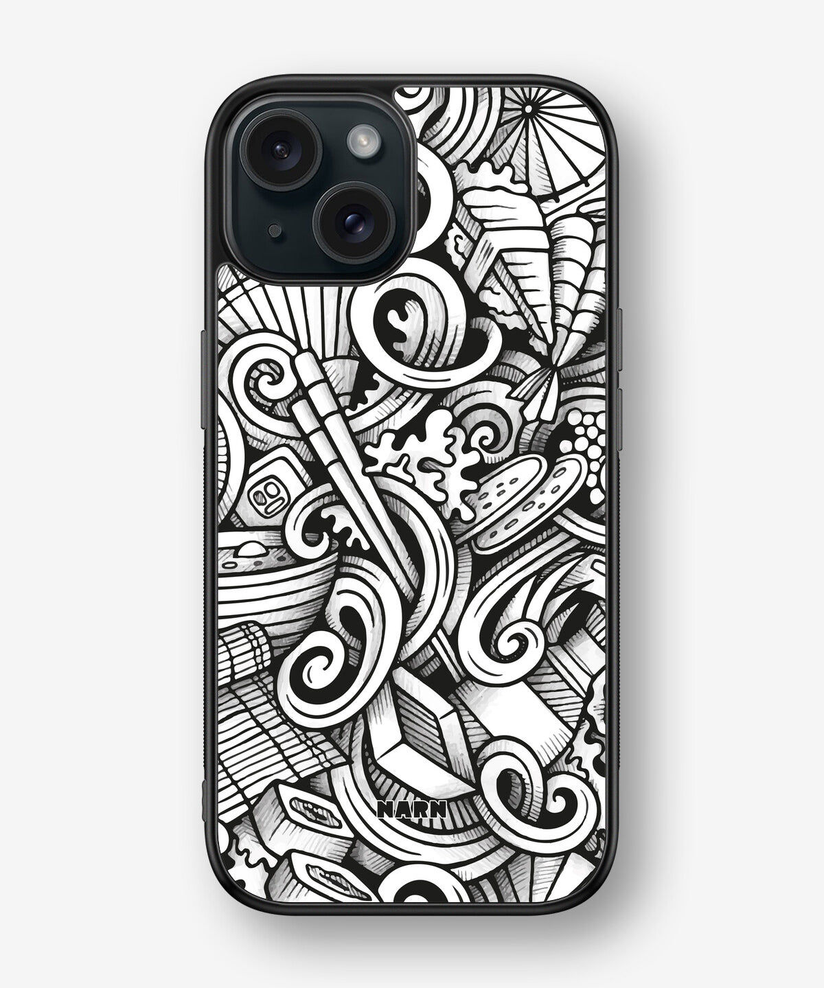 iPhone 15 Hard Case – Japanese Pattern - View 1
