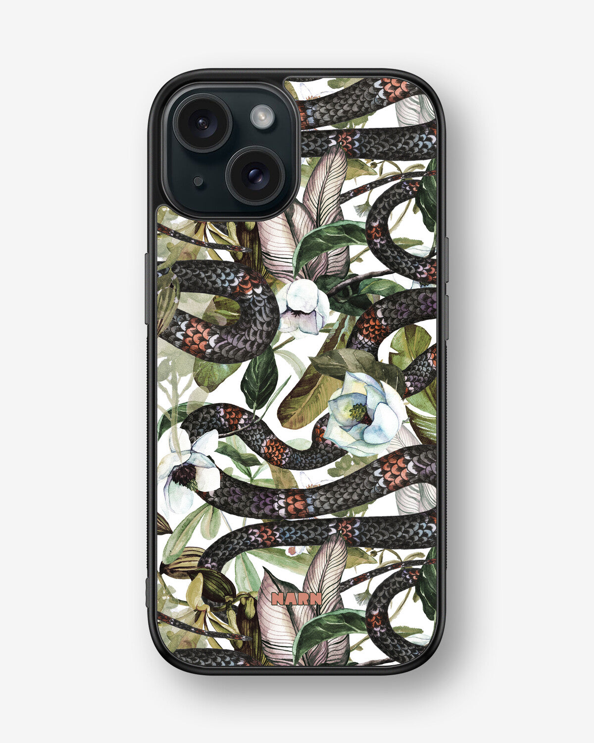 iPhone 15 Hard Case – Jungle Snake - View 1
