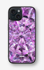 iPhone 15 Hard Case – Lavender Crystals - View 1
