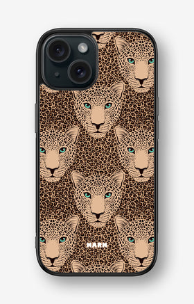 iPhone 15 Hard Case – Leopard Gaze - View 1
