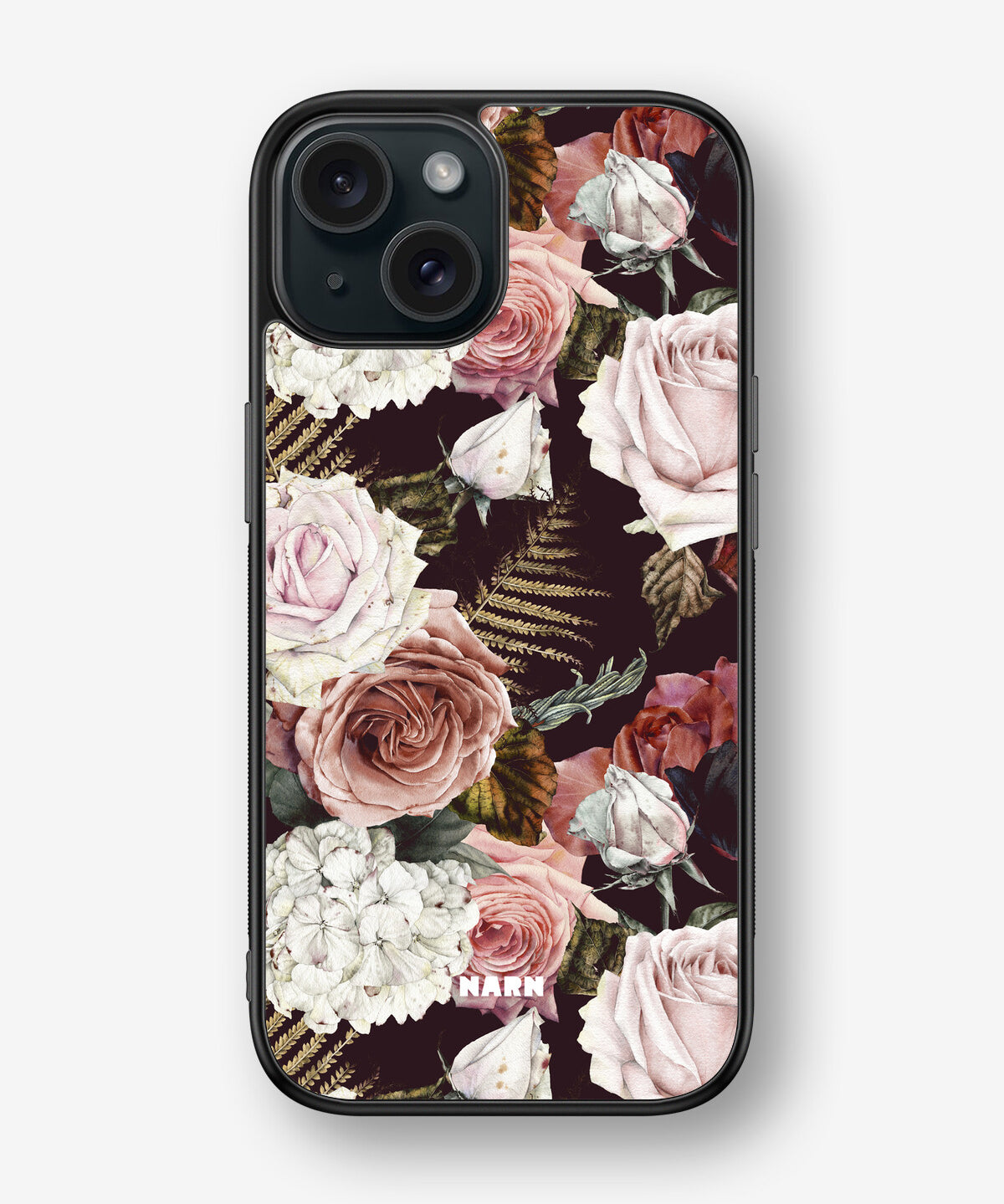 iPhone 15 Hard Case – Midnight Roses - View 1