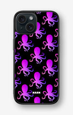 iPhone 15 Hard Case – Octopus Pattern - View 1