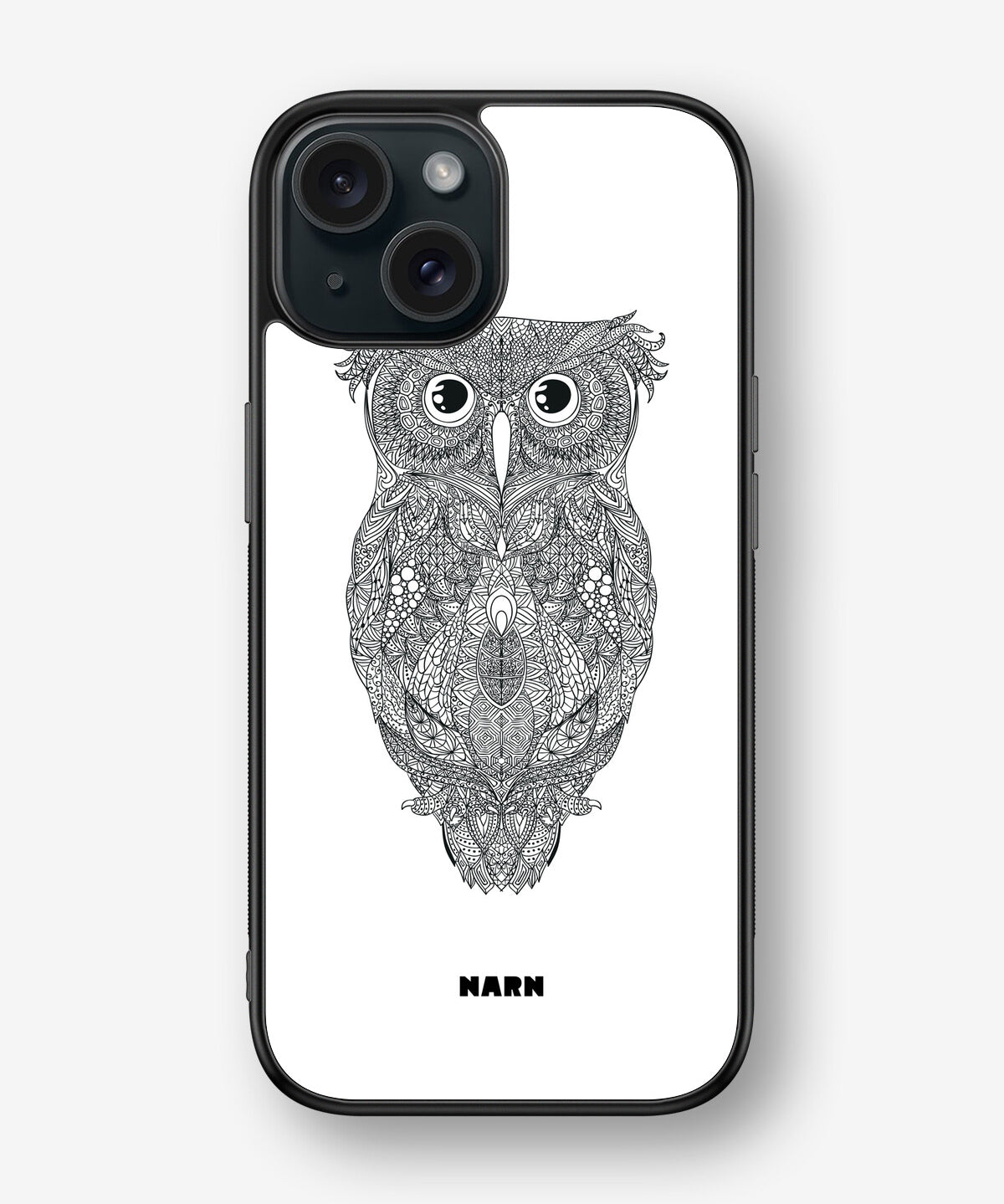 iPhone 15 Hard Case – Owl - View 1