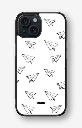 iPhone 15 Hard Case – Paper Planes - View 1