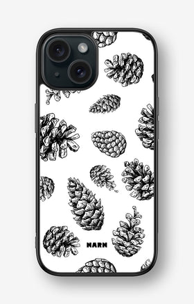 iPhone 15 Hard Case – Pine Cones - View 1