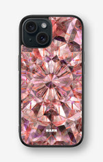 iPhone 15 Hard Case – Pink Crystals - View 1