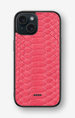 iPhone 15 Hard Case – Pink Snake - View 1
