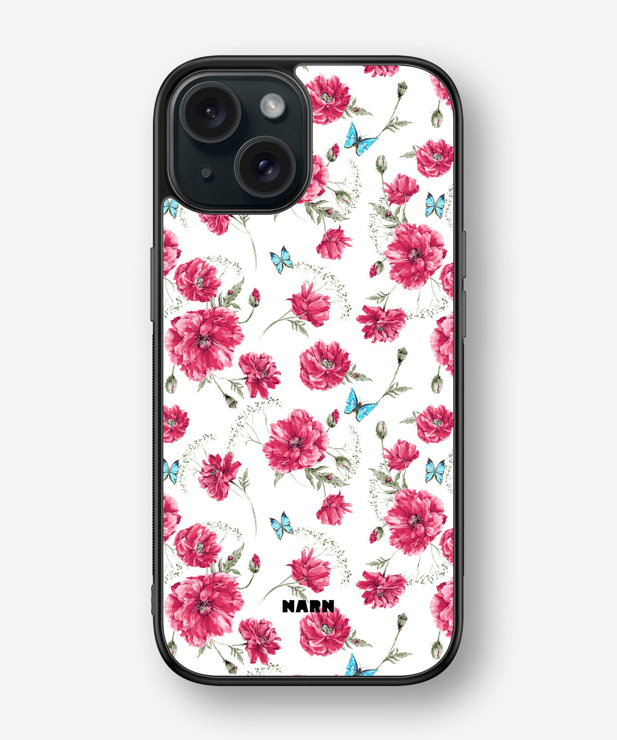 iPhone 15 Hard Case – Poppies in Bloom - View 1