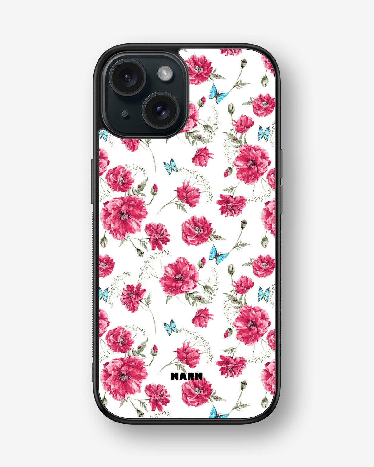 iPhone 15 Hard Case – Poppies in Bloom - View 1