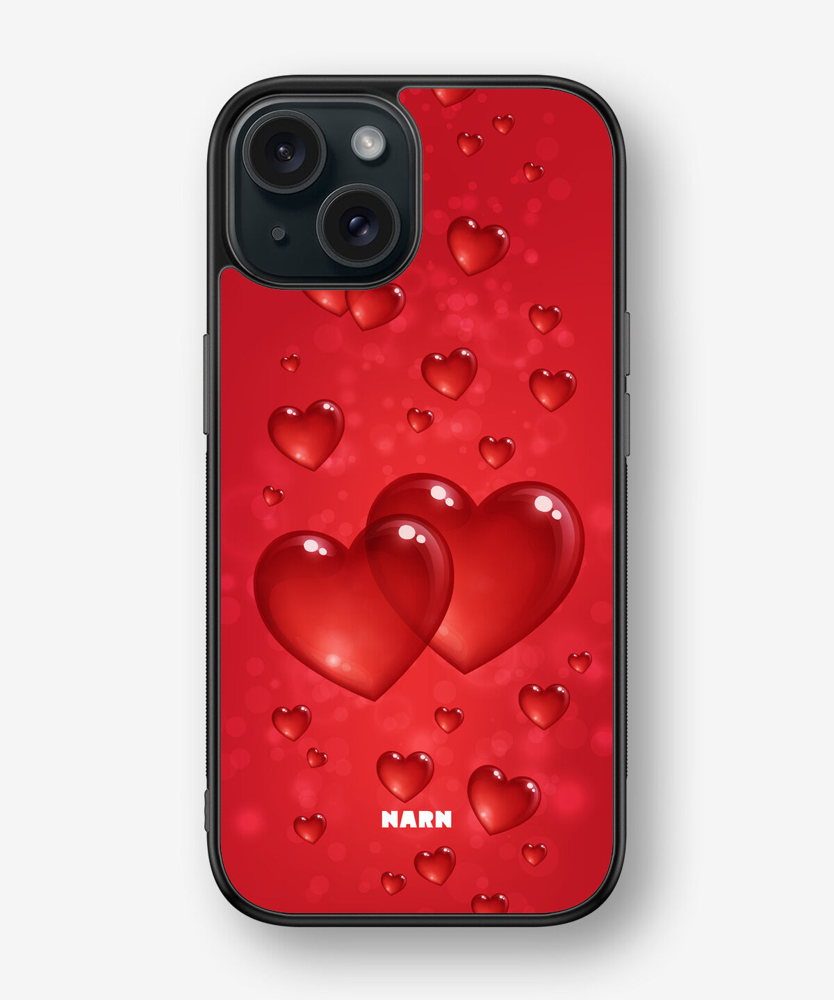 iPhone 15 Hard Case – Red Romance - View 1