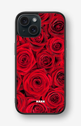 iPhone 15 Hard Case – Red Roses - View 1