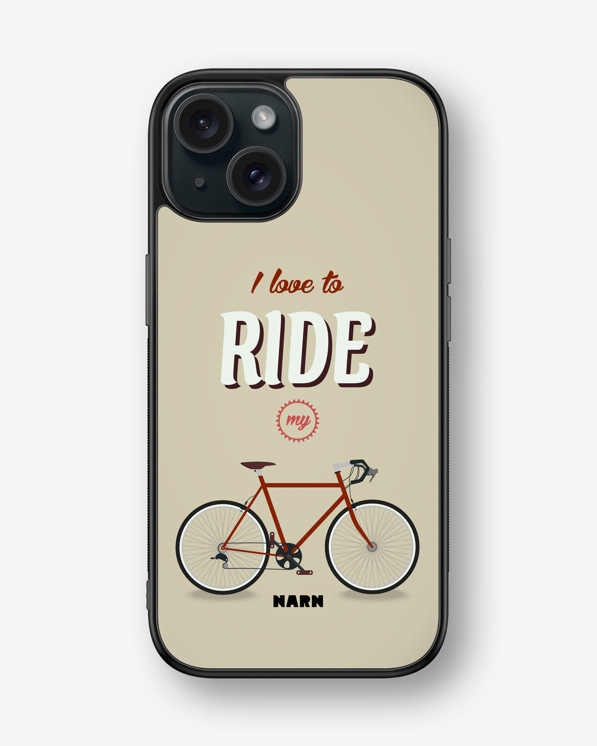 iPhone 15 Hard Case – Ride My Bicycle - View 1