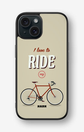 iPhone 15 Hard Case – Ride My Bicycle - View 1