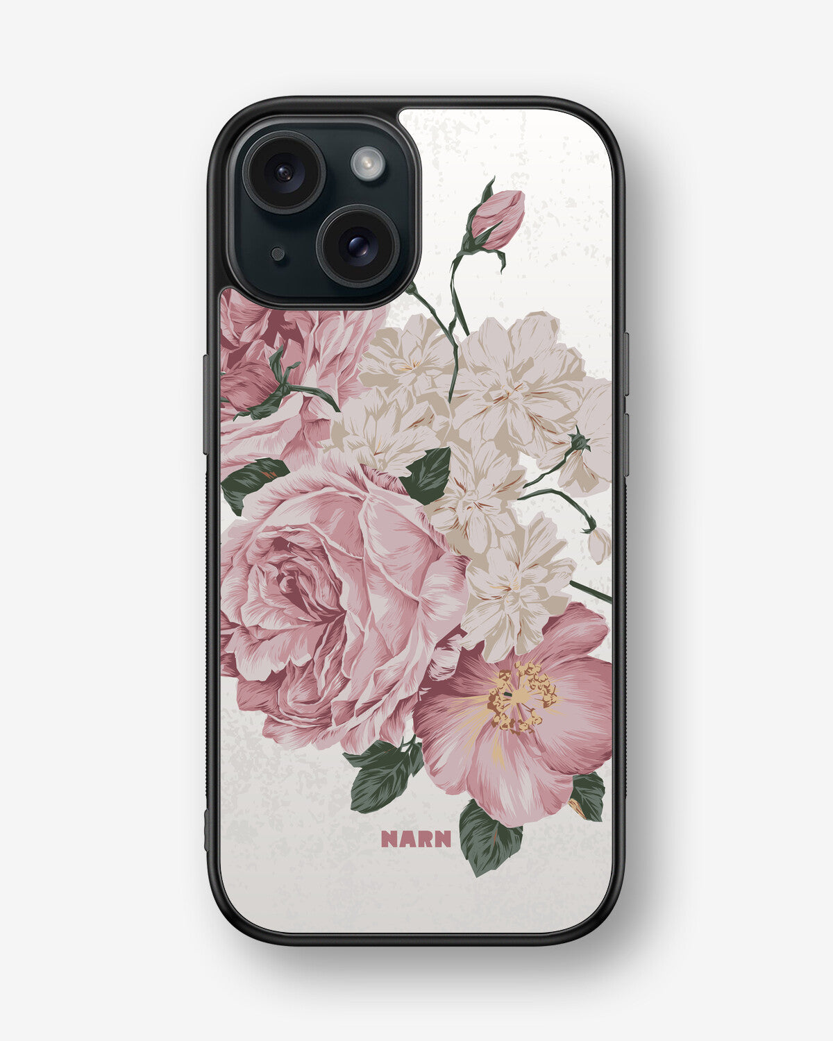iPhone 15 Hard Case – Roses - View 1