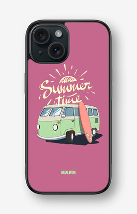 iPhone 15 Hard Case – Summer Van - View 1