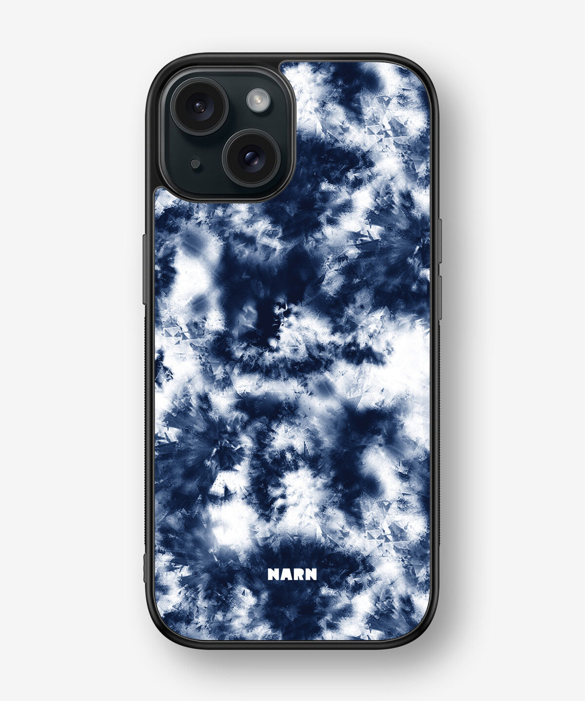 iPhone 15 Hard Case – Tie Dye Blue - View 1
