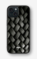 iPhone 15 Hard Case – Tires Wall - View 1
