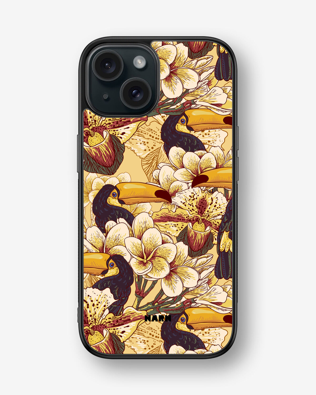 iPhone 15 Hard Case – Toucans - View 1
