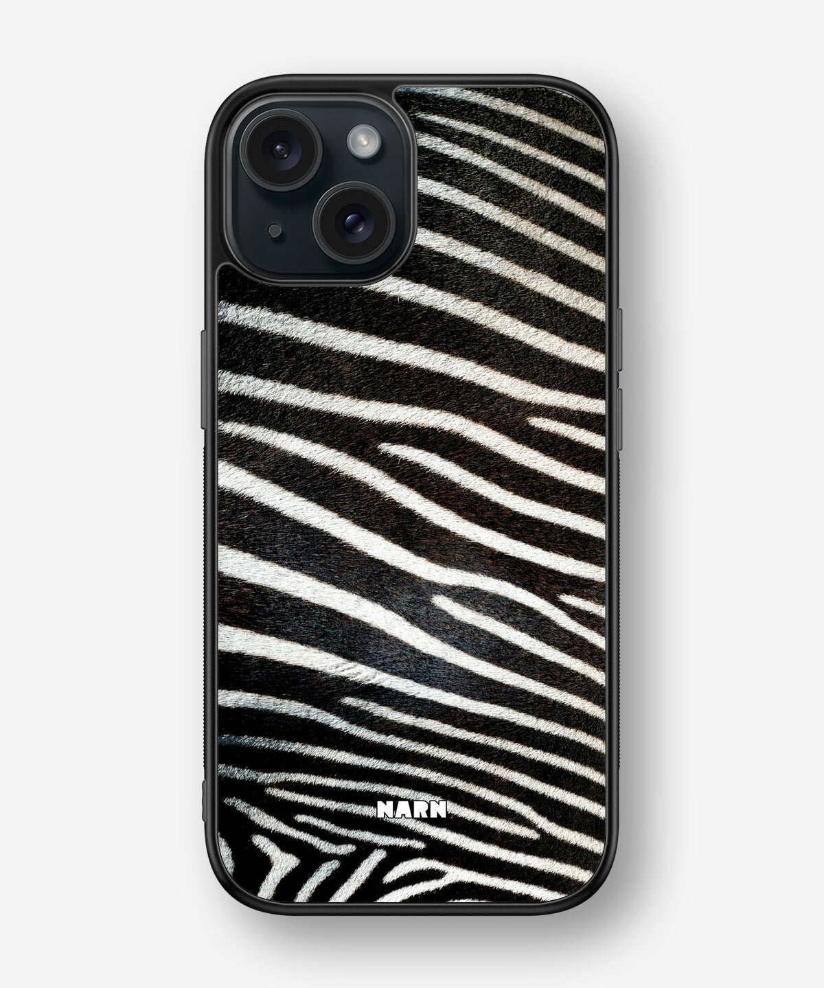 iPhone 15 Hard Case – Zebra Stripe - View 1