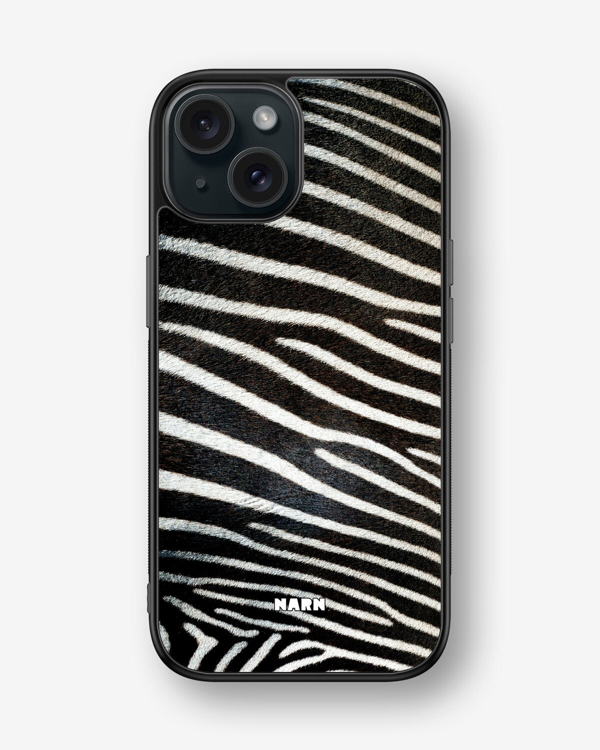 iPhone 15 Hard Case – Zebra Stripe - View 1