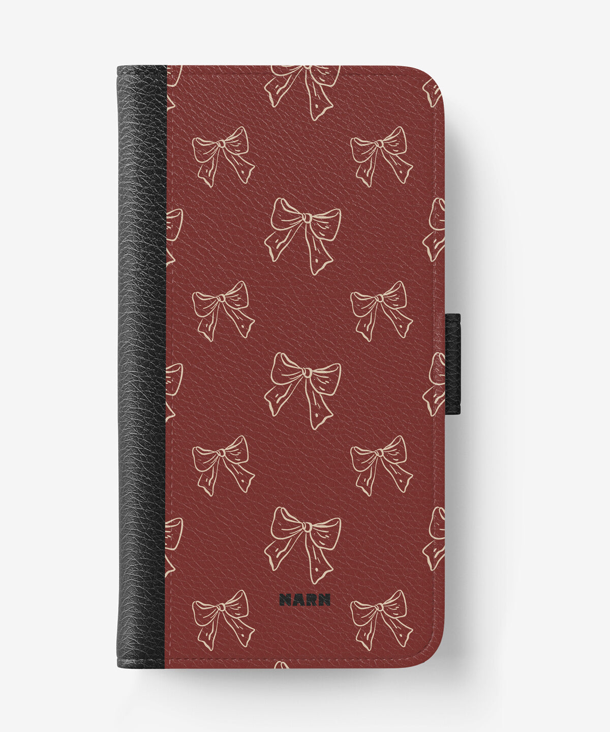 iPhone 15 Wallet Case - Cherry Bows - View 1