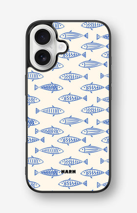 iPhone 16 Hard Case – Blue Catch - View 1