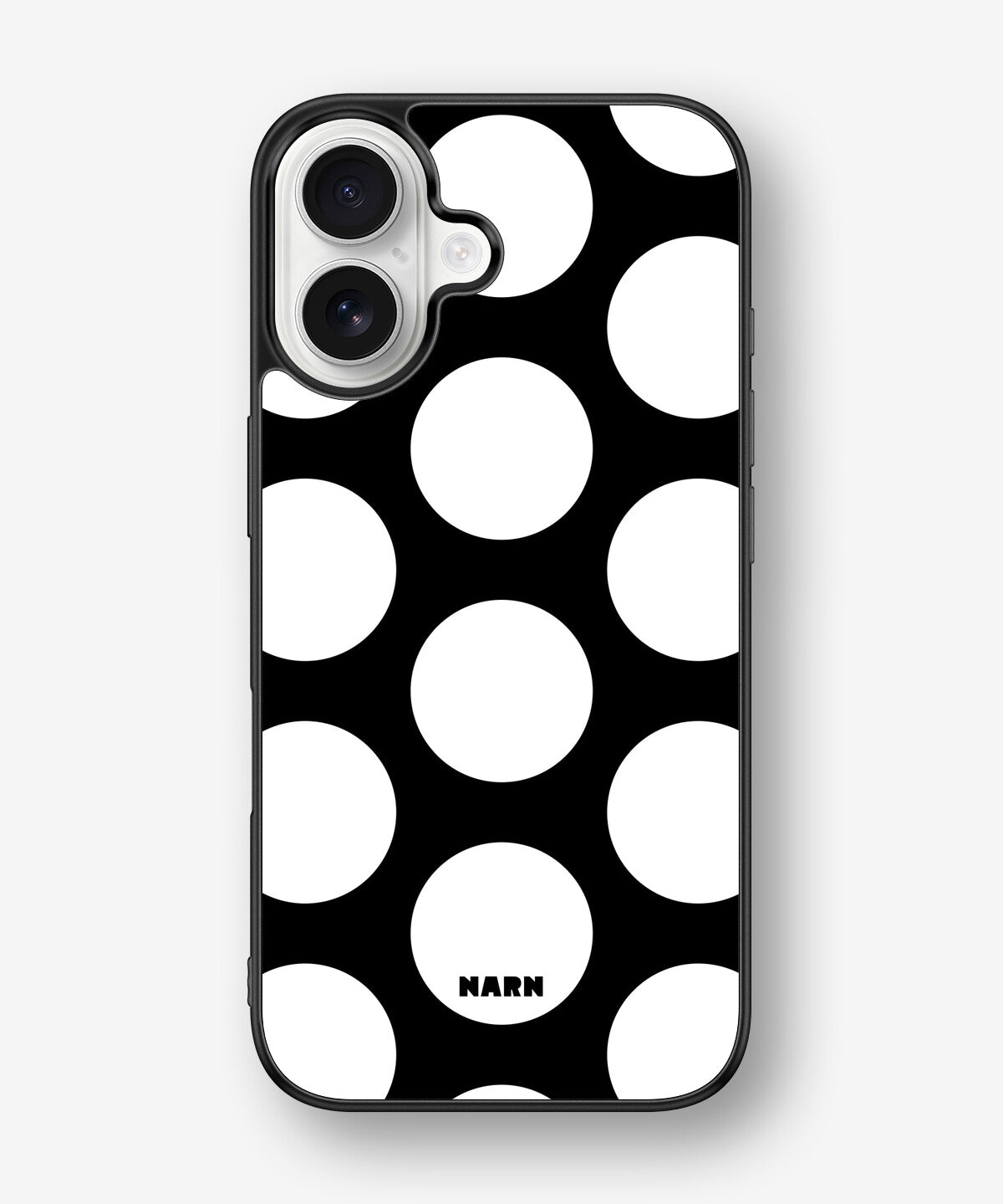 iPhone 16 Hard Case – Bold Dots - View 1