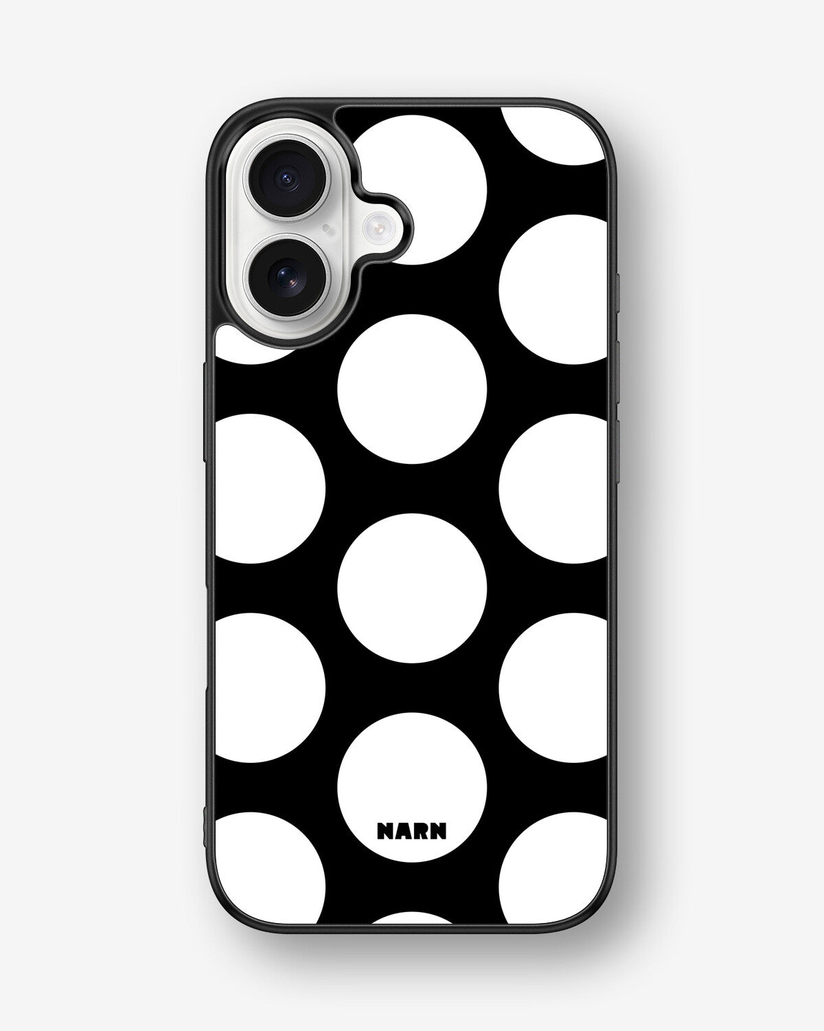 iPhone 16 Hard Case – Bold Dots - View 1