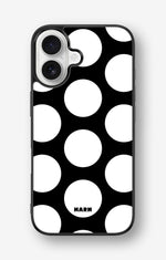 iPhone 16 Hard Case – Bold Dots - View 1
