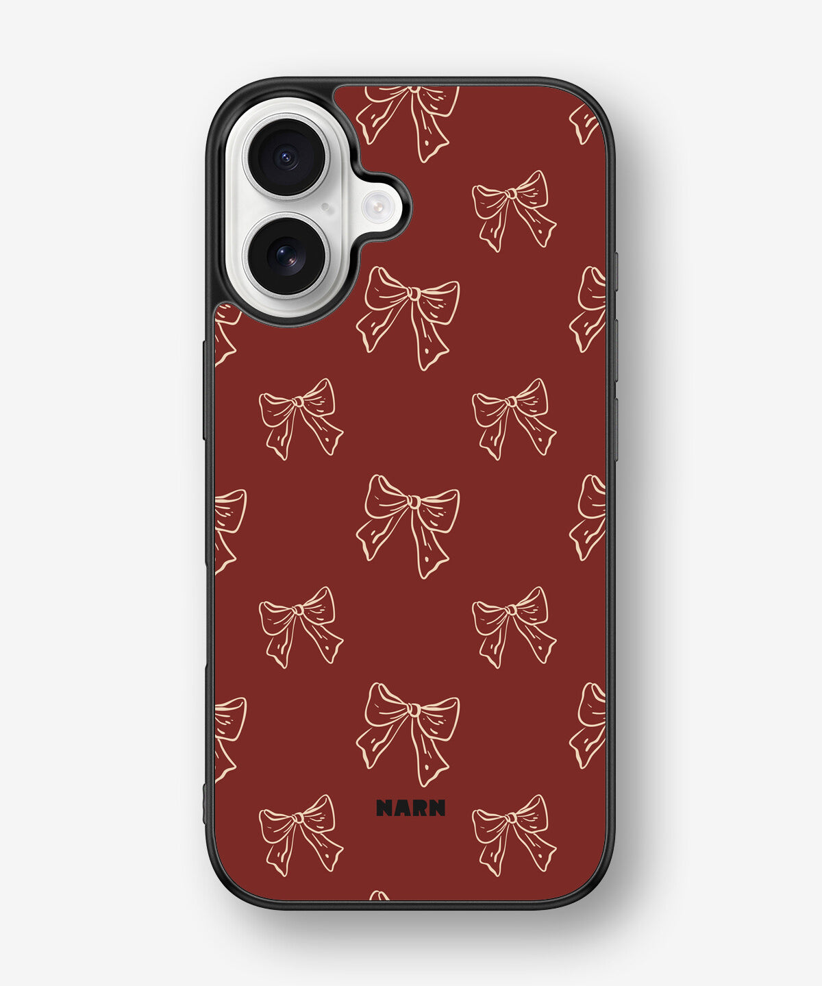 iPhone 16 Hard Case – Cherry Bows - View 1