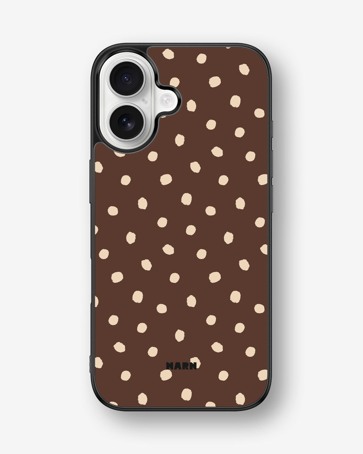 iPhone 16 Hard Case – Choco Dots - View 1