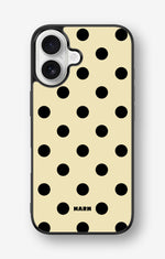 iPhone 16 Hard Case – Honey Dots - View 1