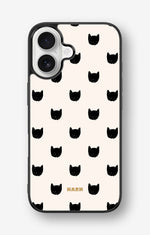 iPhone 16 Hard Case – Kitty Dots - View 1