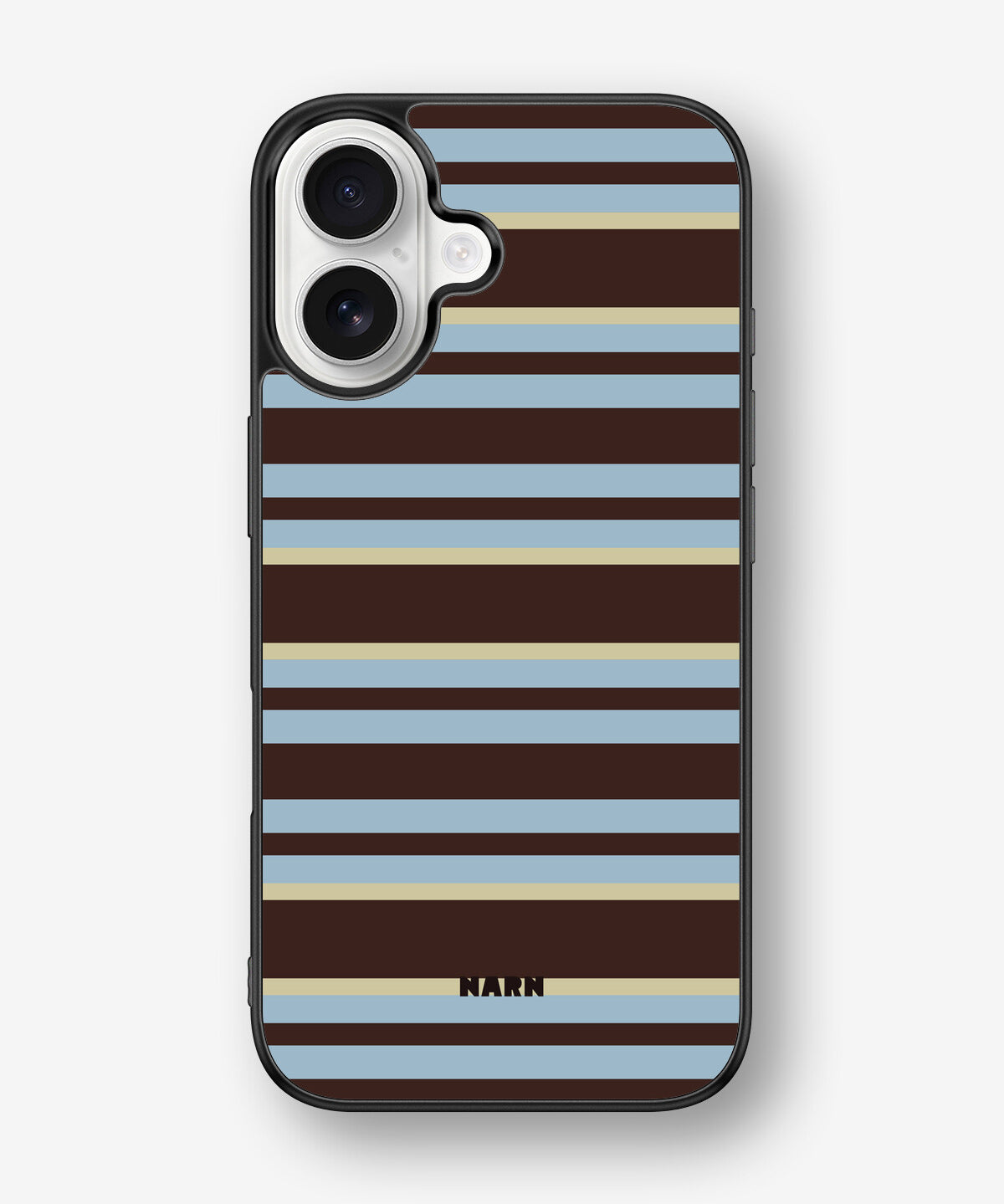 iPhone 16 Hard Case – Latte Lines - View 1