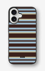 iPhone 16 Hard Case – Latte Lines - View 1