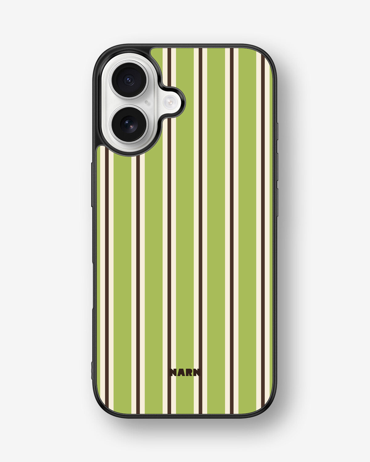 iPhone 16 Hard Case – Matcha Lines - View 1