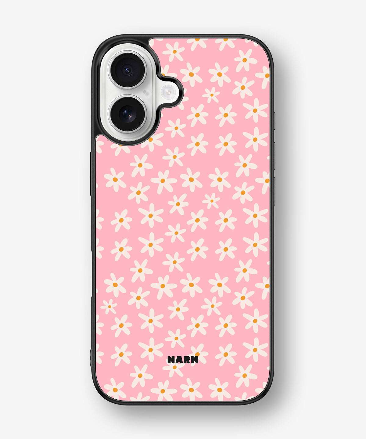 iPhone 16 Hard Case – Pink Daisy - View 1