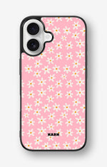 iPhone 16 Hard Case – Pink Daisy - View 1
