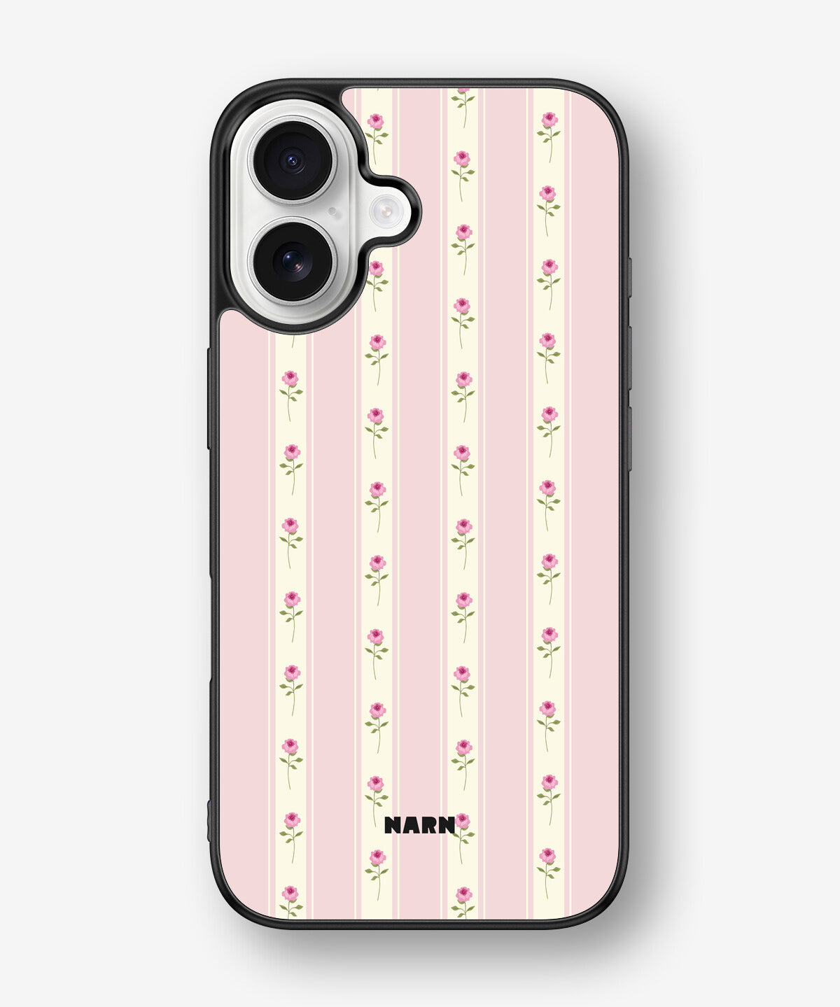 iPhone 16 Hard Case – Rose Lines - View 1