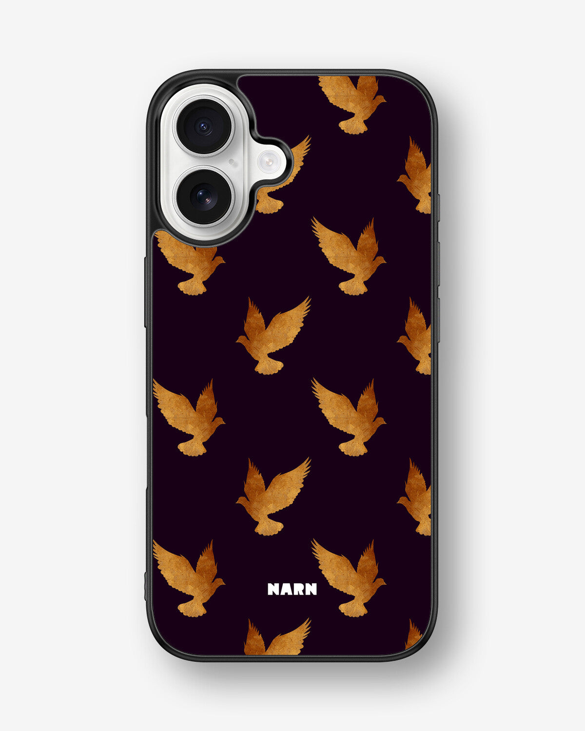 iPhone 16 Hard Case – Royal Doves - View 1