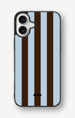 iPhone 16 Plus Hard Case – Bistro Stripes - View 1
