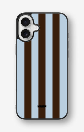 iPhone 16 Plus Hard Case – Bistro Stripes - View 1