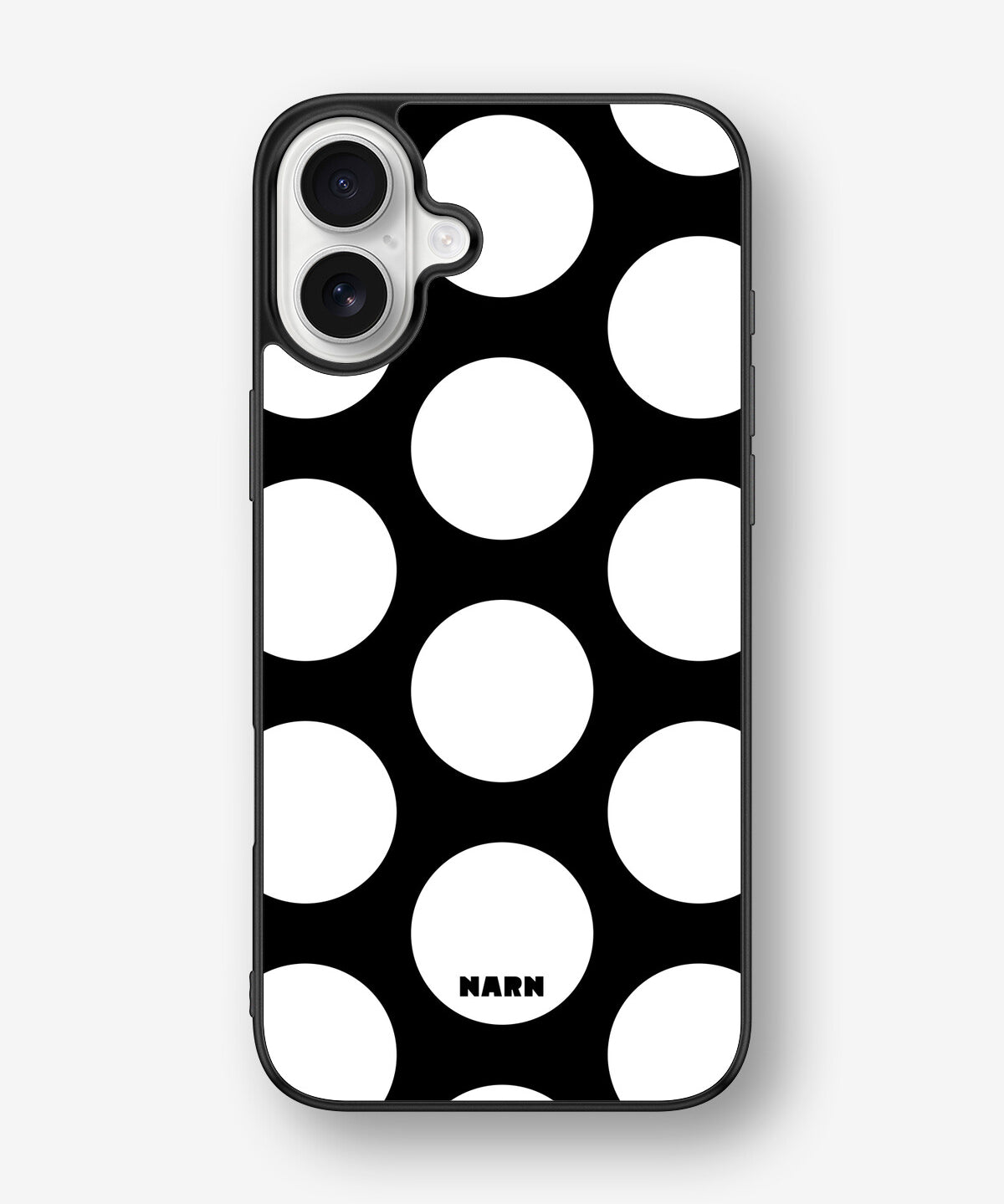 iPhone 16 Plus Hard Case – Bold Dots - View 1
