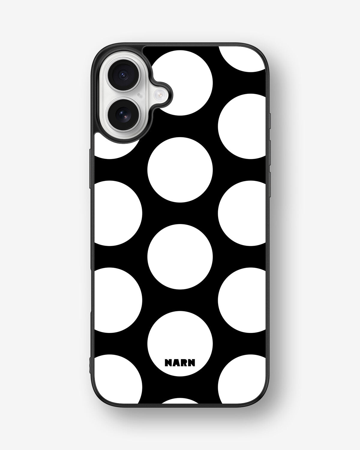 iPhone 16 Plus Hard Case – Bold Dots - View 1