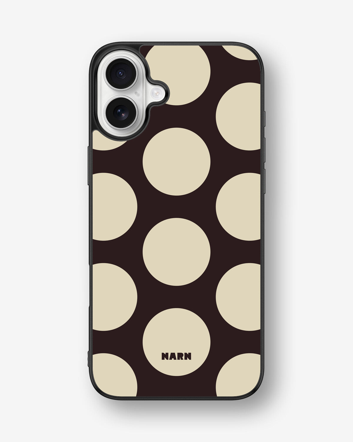 iPhone 16 Plus Hard Case – Bold Dots - View 1