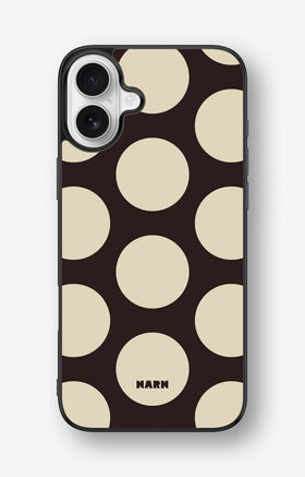 iPhone 16 Plus Hard Case – Bold Dots - View 1