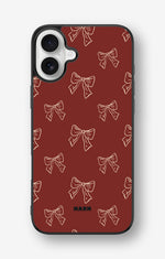 iPhone 16 Plus Hard Case – Cherry Bows - View 1